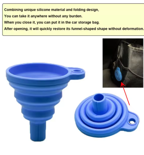 Engine Funnel Car Universal Silicone Liquid Funnel 6
