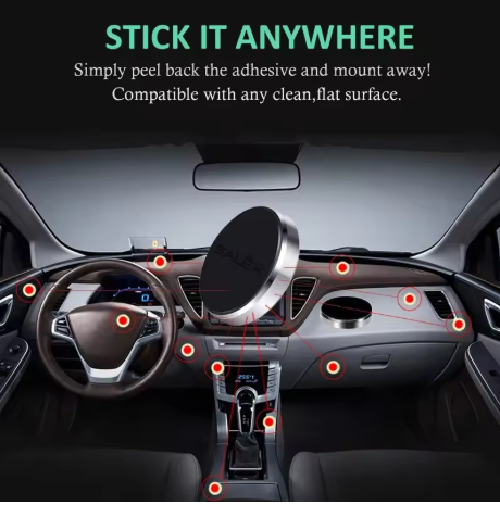 Universal Car Phone Mount Magnetic Dashboard Holder 2