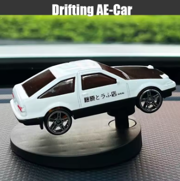 Drift Car Dashboard Toy Model Swing Turning Ornament 6
