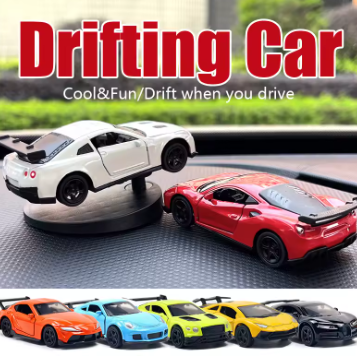 Drift Car Dashboard Toy Model Swing Turning Ornament 3