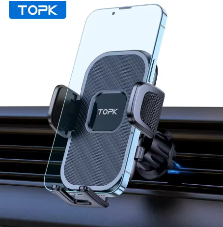 TOPK Car Phone Holder Gravity Stand Dashboard Windshield Mount