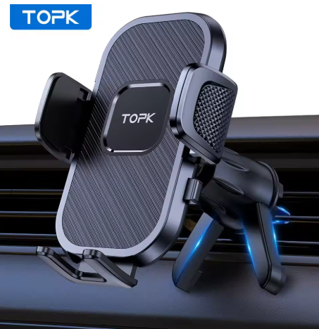 TOPK Car Phone Holder Gravity Stand Dashboard Windshield Mount 4