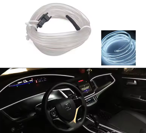 Car Interior LED Ambient Light Strips 1M/3M/5M Dashboard Console 14